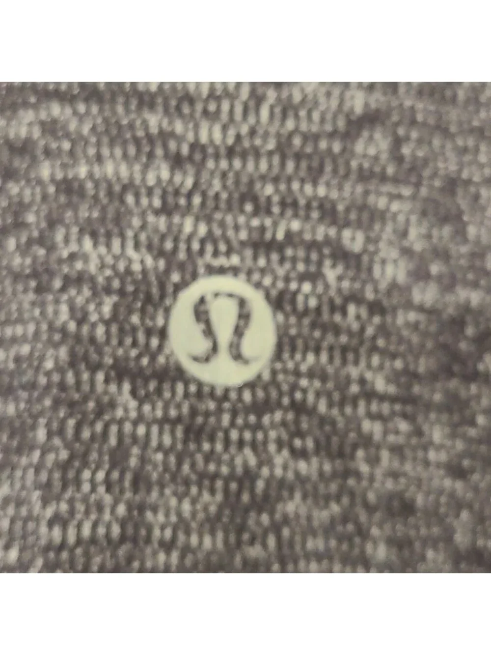 Lululemon Runderful 1/2 Zip Mini Check Pique Black Heathered Black / Black